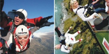 Skydiving & Canyon Swing Combo